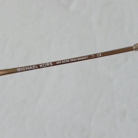 Michael Kors Marrakesh Clear RG Mirrored Sunglasses MK6006 3014R1 57-16-140 - Picture 16 of 16